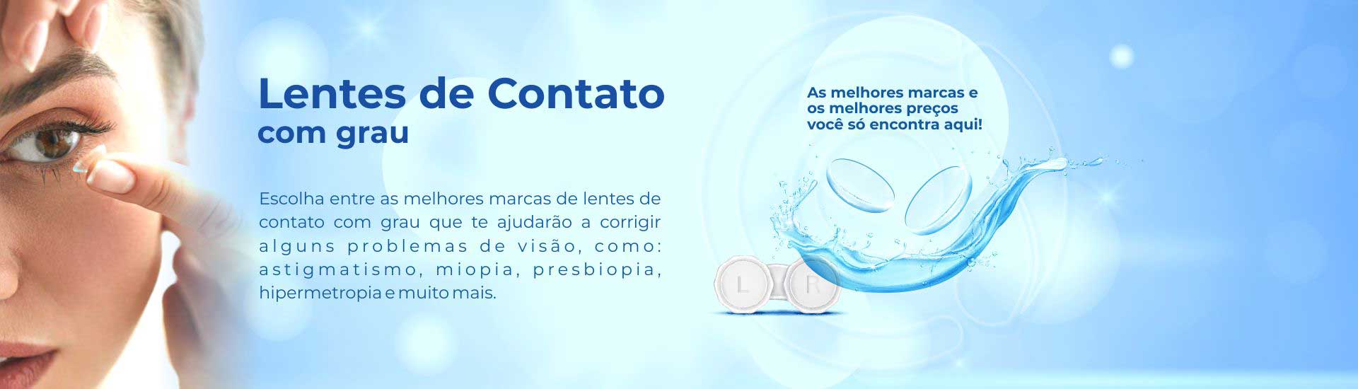 lentes de contato com grau